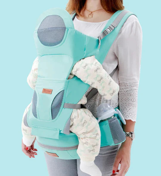 3-in-1 Ergonomic Baby Carrier – Adjustable Infant and Toddler Support with Leg Platform