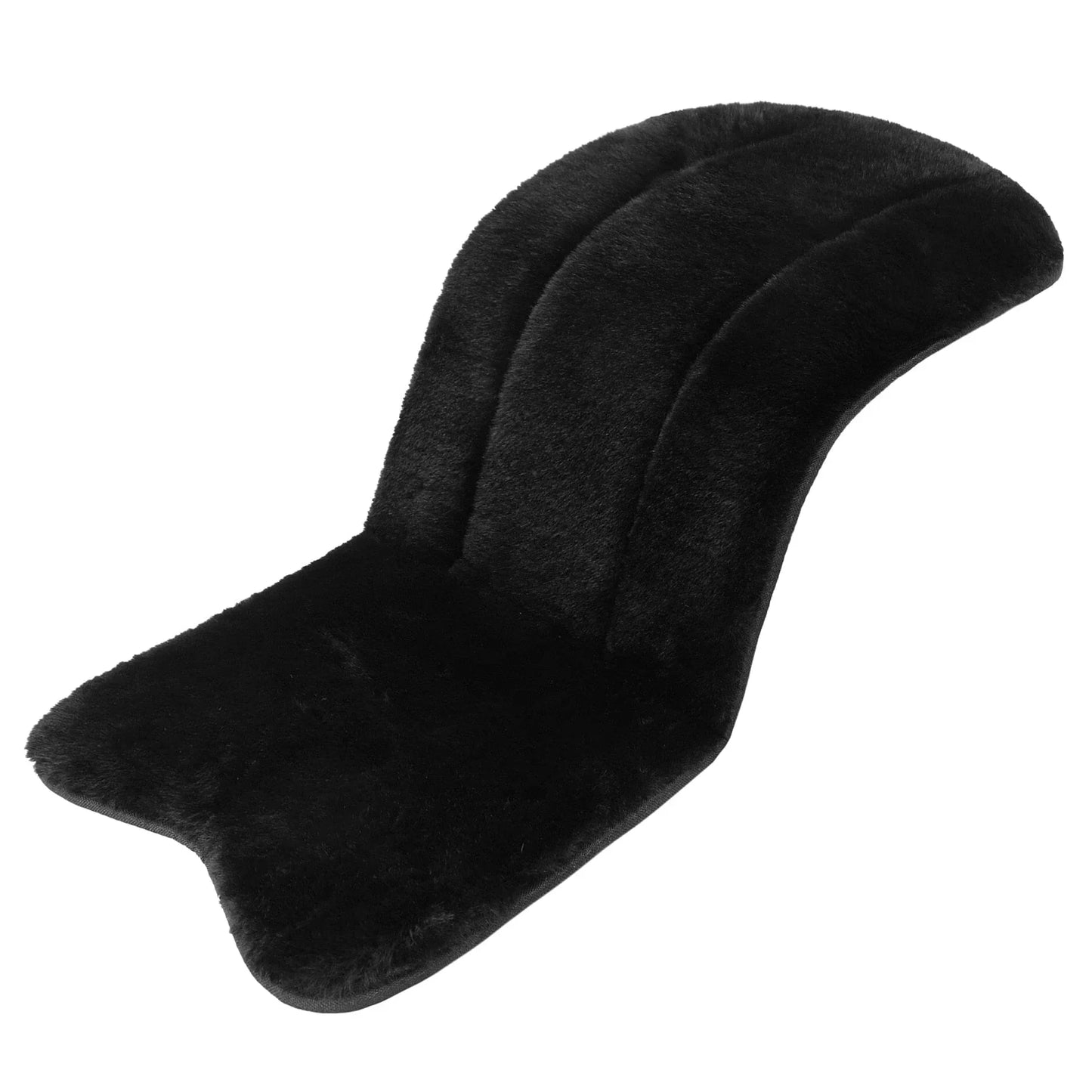 Baby Pushchair Seat Mat – Soft Cotton Cushion with Faux Fur, Universal Fit