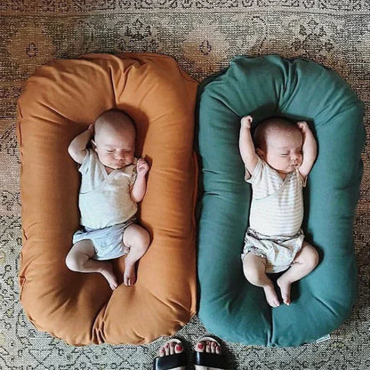 Cushioned Baby Nest Sleep Pillow – Portable Resting Pod with Washable Cover
