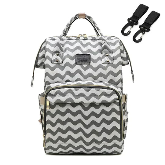 Baby Changing Backpack – Organiser Bag with Insulated Pockets and Pram Hooks
