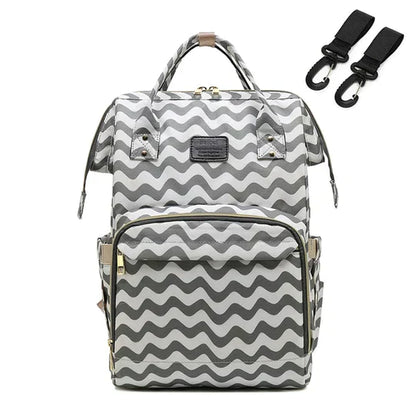 Baby Changing Backpack – Organiser Bag with Insulated Pockets and Pram Hooks