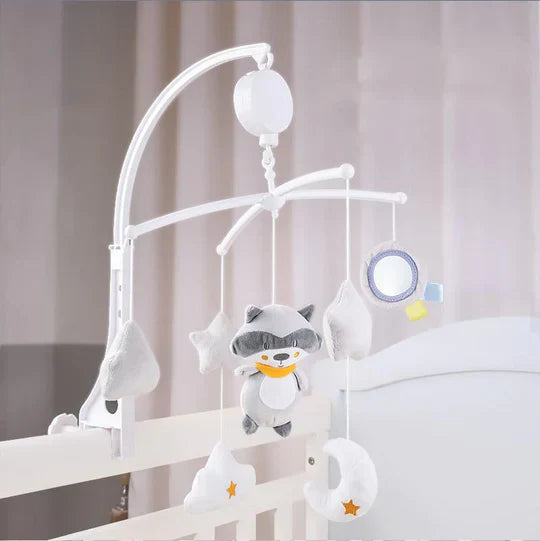 Musical Cot Mobile with Adjustable Bracket – Gentle Rotation and Soothing Melodies