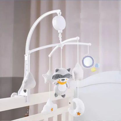 Musical Cot Mobile with Adjustable Bracket – Gentle Rotation and Soothing Melodies
