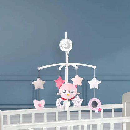 Musical Cot Mobile with Adjustable Bracket – Gentle Rotation and Soothing Melodies
