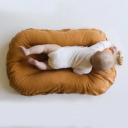 Cushioned Baby Nest Sleep Pillow – Portable Resting Pod with Washable Cover