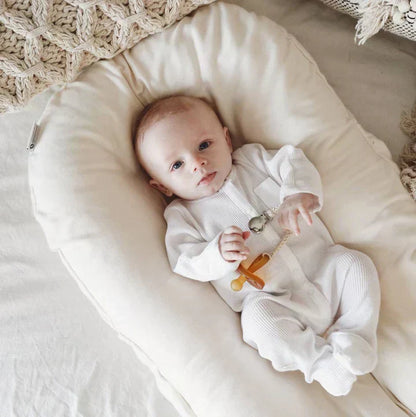Cushioned Baby Nest Sleep Pillow – Portable Resting Pod with Washable Cover