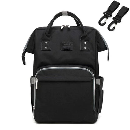Baby Changing Backpack – Organiser Bag with Insulated Pockets and Pram Hooks