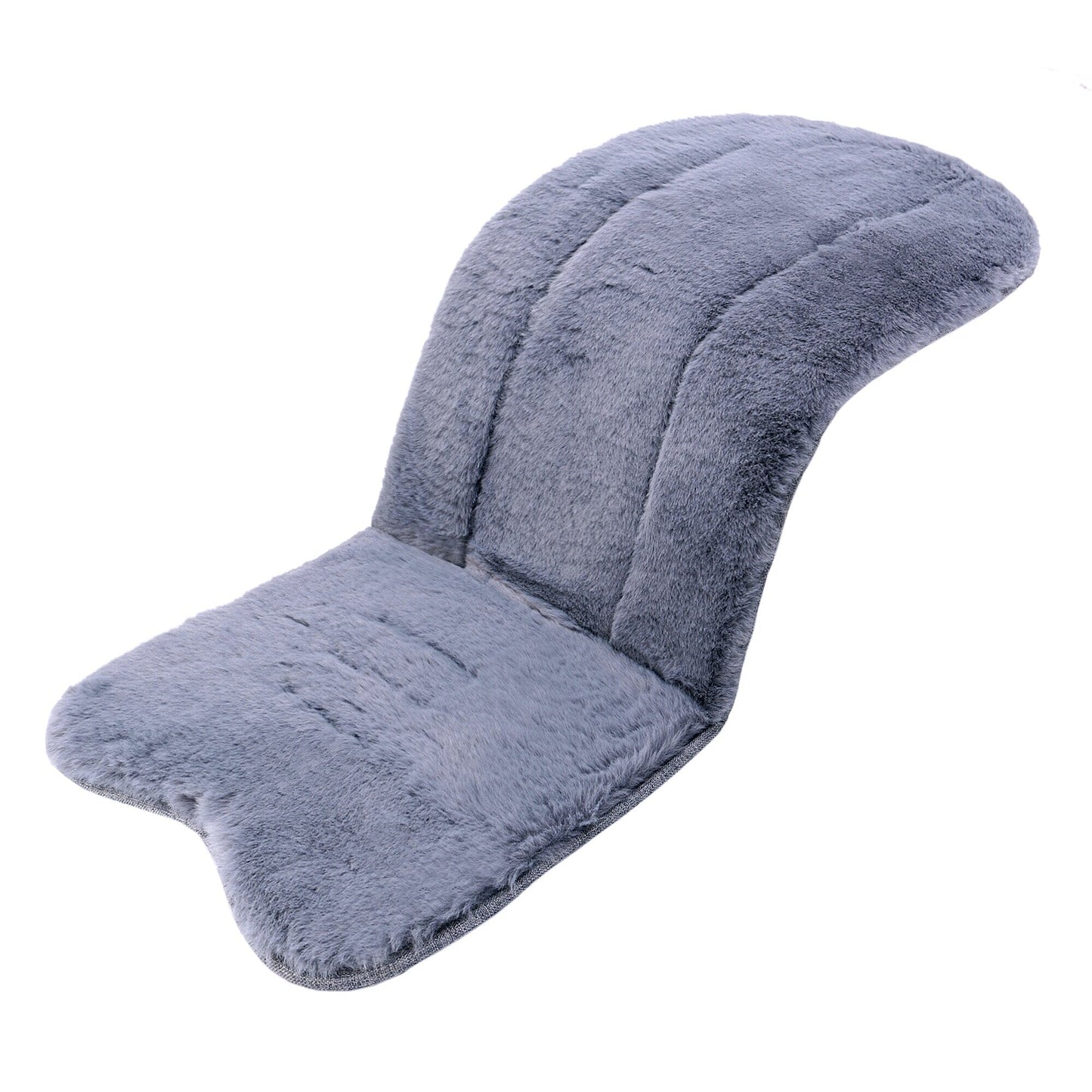 Baby Pushchair Seat Mat – Soft Cotton Cushion with Faux Fur, Universal Fit