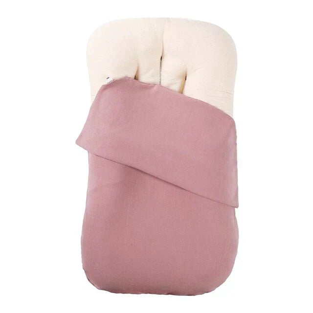 Cushioned Baby Nest Sleep Pillow – Portable Resting Pod with Washable Cover