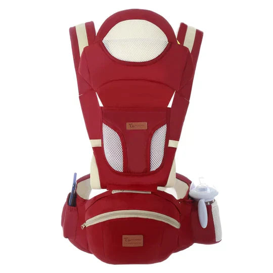 3-in-1 Ergonomic Baby Carrier – Adjustable Infant and Toddler Support with Leg Platform