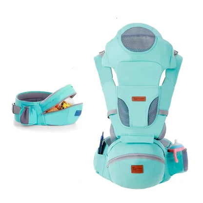 3-in-1 Ergonomic Baby Carrier – Adjustable Infant and Toddler Support with Leg Platform